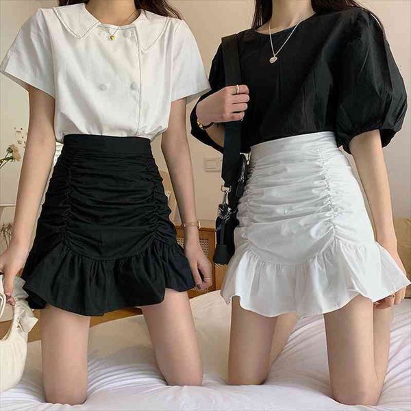 women short harajuku skirt summer pleated skirt high waist a-line mini folds casual floral kawaii korean style, Black
women short harajuku skirt summer pleated skirt high waist a-line mini folds casual floral kawaii korean style, Black
