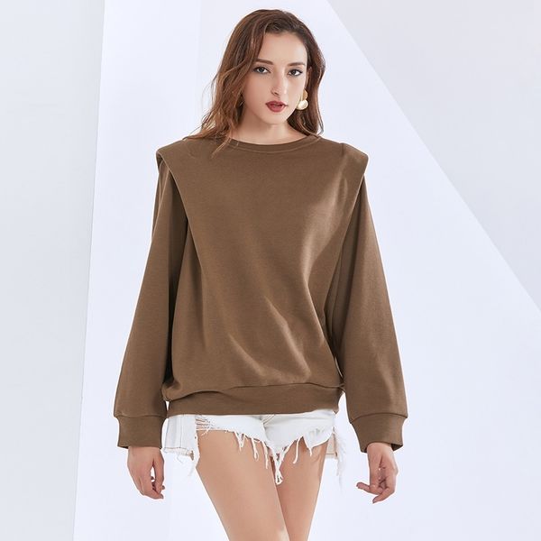 twotwinstyle minimalist sweatshirt for women o neck long sleeve knitting pullovers casual sweatshirts female clothes tide 201203, Black
twotwinstyle minimalist sweatshirt for women o neck long sleeve knitting pullovers casual sweatshirts female clothes tide 201203, Black