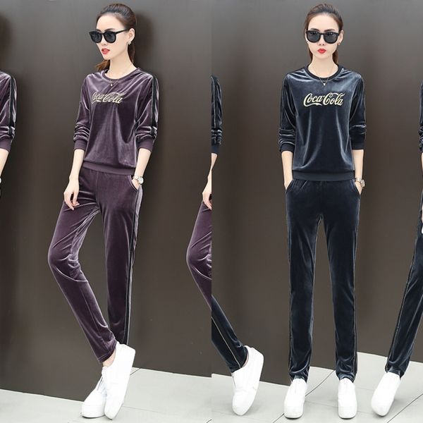 bhtxc 2020 new women's clothing spring velvet suit sweater spring and autumn fashion sweater women's sportswear casual sportswear, Gray
bhtxc 2020 new women's clothing spring velvet suit sweater spring and autumn fashion sweater women's sportswear casual sportswear, Gray