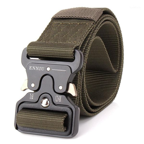 tactical belt metal quick release magnetic buckle army duty belt mens nylon hunting climbing sports waist combat1, Black;gray
tactical belt metal quick release magnetic buckle army duty belt mens nylon hunting climbing sports waist combat1, Black;gray