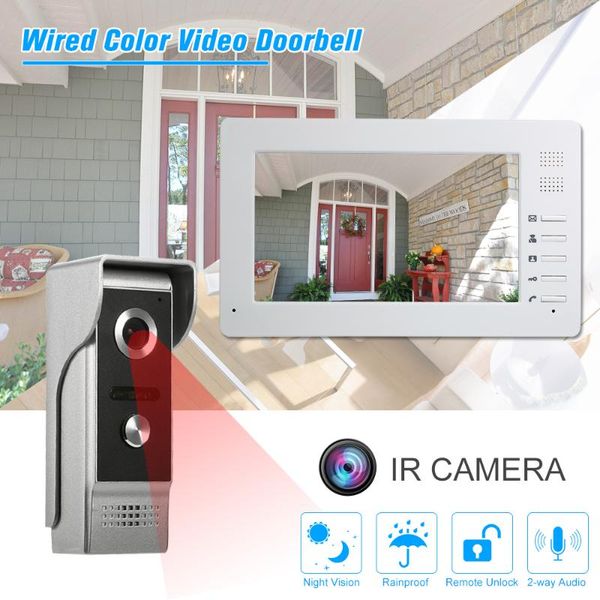 7inch tft-lcd color screen wird video door phone with 1*indoor monitor 1*outdoor camera support night vision unlock monitor
7inch tft-lcd color screen wird video door phone with 1*indoor monitor 1*outdoor camera support night vision unlock monitor