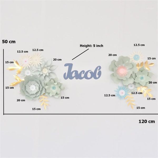 diy paper flowers set name sign kit nursery wall decoration baby shower backdrop girls nursery wall flower decor fleur drop ship1
diy paper flowers set name sign kit nursery wall decoration baby shower backdrop girls nursery wall flower decor fleur drop ship1