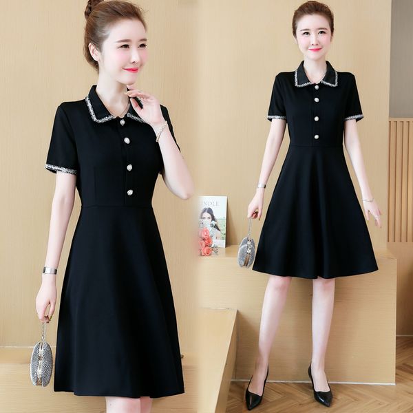 women ladies will see black shirt of vintage big plus size l fine party casual dress swing jqlx, Black;gray
women ladies will see black shirt of vintage big plus size l fine party casual dress swing jqlx, Black;gray