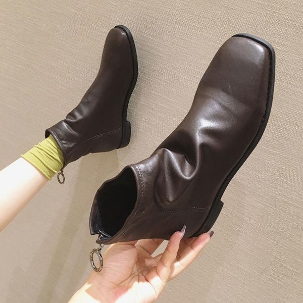 мода 2020 новое прибытие из мягкой кожи сапоги женщины площади toe короткие сапоги женская обувь для похудения женский осень, Black
мода 2020 новое прибытие из мягкой кожи сапоги женщины площади toe короткие сапоги женская обувь для похудения женский осень, Black