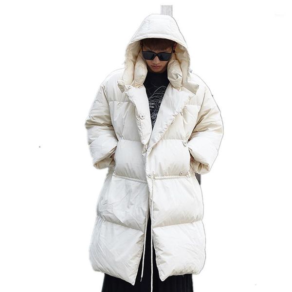 men winter down jacket men fashion thick warm long coat parkas fur white duck down coats casual outdoor clothes erkek mont1, Black
men winter down jacket men fashion thick warm long coat parkas fur white duck down coats casual outdoor clothes erkek mont1, Black