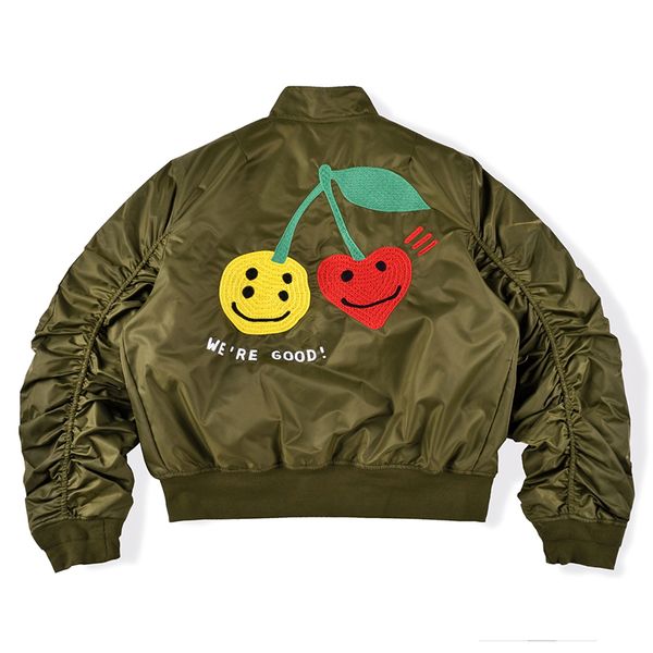 cpfm we re good flight jacket embroidered bombers cactus pilot jackets casual biker jackets men women hip hop streetwear, Black;brown
cpfm we re good flight jacket embroidered bombers cactus pilot jackets casual biker jackets men women hip hop streetwear, Black;brown
