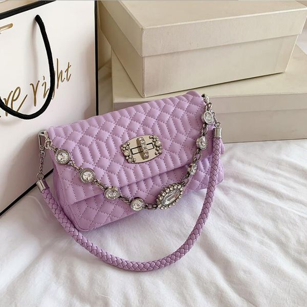 factory wholesale women bag sweet ladies diamonds armpit shoulder bags street trend soft fold leather messenger handbag elegant diamond chai, Black;red 
factory wholesale women bag sweet ladies diamonds armpit shoulder bags street trend soft fold leather messenger handbag elegant diamond chai, Black;red