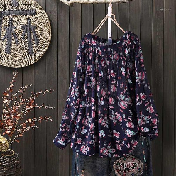 women's blouses & shirts zanzea summer autumn 2021 women floral print shirt bohemian o neck long sleeve retro tunic loose plus size s-, White
women's blouses & shirts zanzea summer autumn 2021 women floral print shirt bohemian o neck long sleeve retro tunic loose plus size s-, White