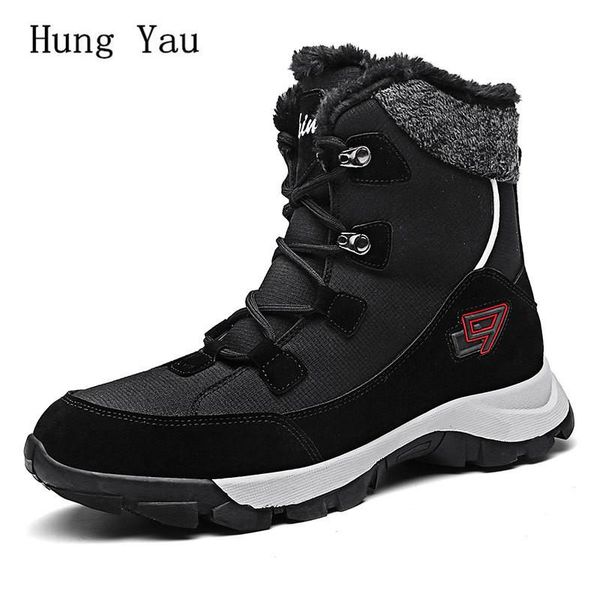 men women snow boots ankle winter warm outdoor shoes waterproof non-slip sneakers casual flat platform fashion plus size 35-47, Black
men women snow boots ankle winter warm outdoor shoes waterproof non-slip sneakers casual flat platform fashion plus size 35-47, Black