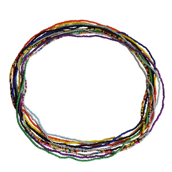 wholesale 10pcs/set random color beach bikini handmade beads waist chains for women summer belly chains belt body jewelry t200508, Silver
wholesale 10pcs/set random color beach bikini handmade beads waist chains for women summer belly chains belt body jewelry t200508, Silver