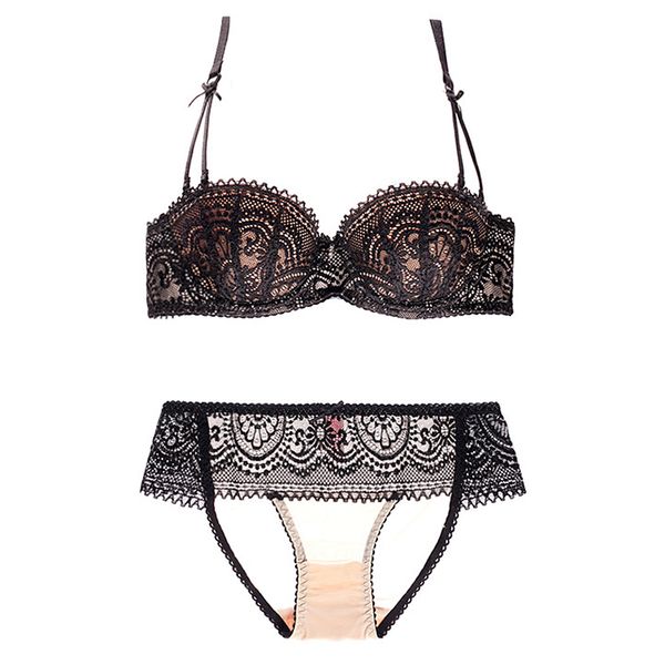 yandw new brand big size push up bras sets floral embroidery lace women underwear set bra and panties strapless adjustable, Red;black
yandw new brand big size push up bras sets floral embroidery lace women underwear set bra and panties strapless adjustable, Red;black