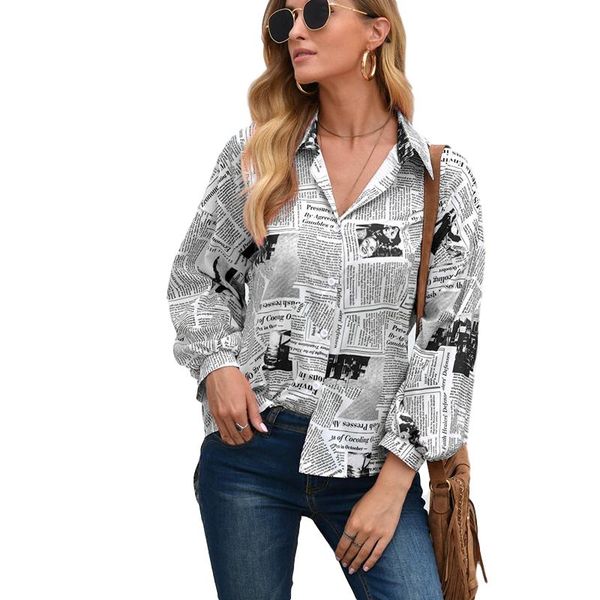 2020 autmn women letter printing long sleeved blouse shirt korean style blusas ladies y1423a, White
2020 autmn women letter printing long sleeved blouse shirt korean style blusas ladies y1423a, White