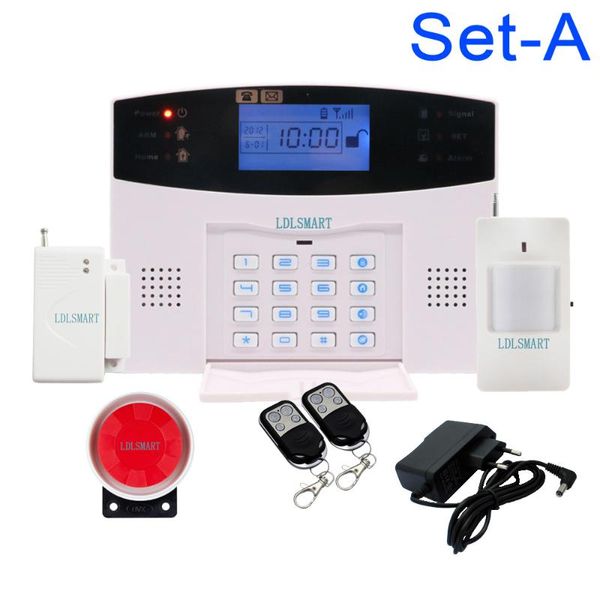 voice prompt wireless gsm security system gsm home alarm systems lcd screen smoke alarm kit
voice prompt wireless gsm security system gsm home alarm systems lcd screen smoke alarm kit