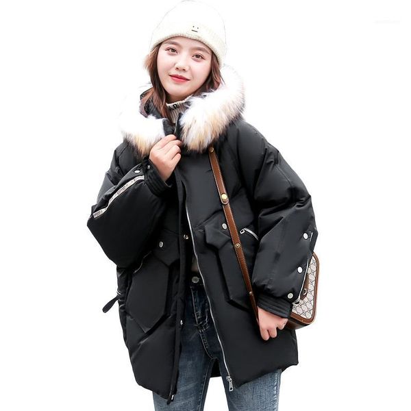 2020 winter women long jacket embroidery parka mujer korean style plus size hooded fur collar thick outwear women's winter coat1, Black
2020 winter women long jacket embroidery parka mujer korean style plus size hooded fur collar thick outwear women's winter coat1, Black