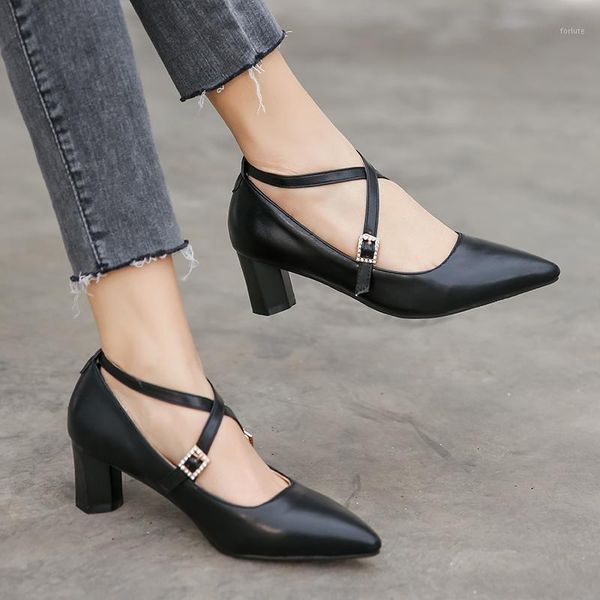 big size 33-48 sweet women pumps fashion square high heels pointed toe ladies shoes pu leather bickle party shoes1, Black
big size 33-48 sweet women pumps fashion square high heels pointed toe ladies shoes pu leather bickle party shoes1, Black