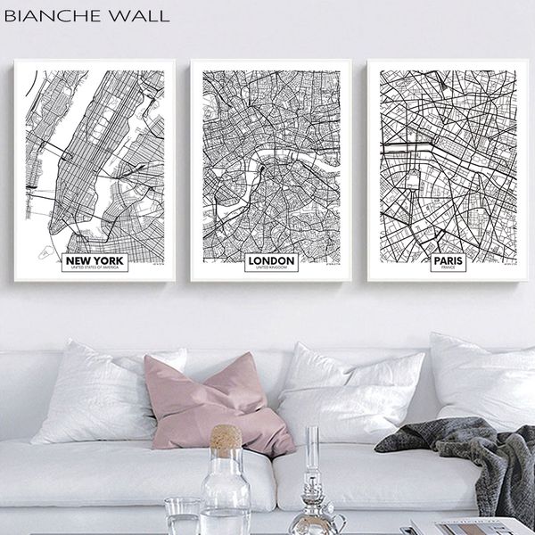 new york london paris berlin city black white map abstract canvas poster wall art painting print nordic picture home deocration
new york london paris berlin city black white map abstract canvas poster wall art painting print nordic picture home deocration