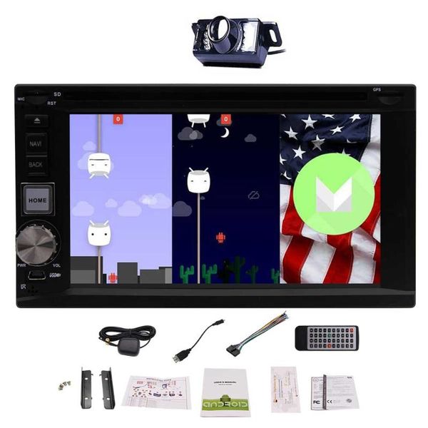 android 6.0 quad core car stereo dvd cd player in dash 6.2 inch touch screen gps navi radio wifi mirrorlink+backup camera
android 6.0 quad core car stereo dvd cd player in dash 6.2 inch touch screen gps navi radio wifi mirrorlink+backup camera