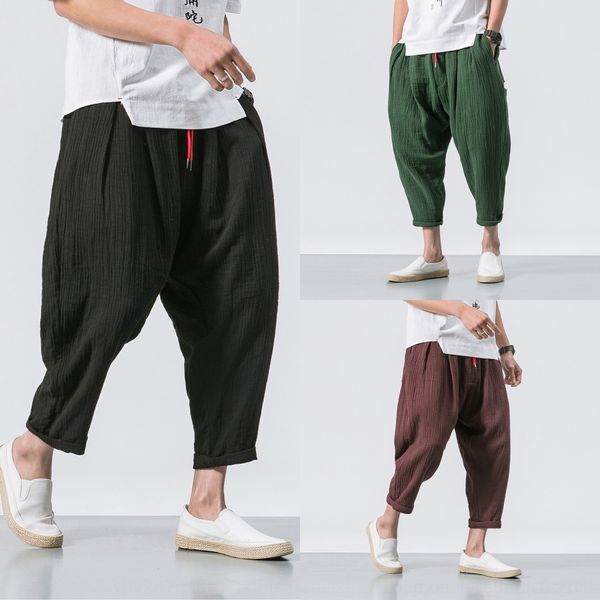girty 19 летнего слинг trouserscotton larg trousersnew мужского свободный стиль хлопка и льняные и случайные брюки щиколоток модных одноцвет, Blue
girty 19 летнего слинг trouserscotton larg trousersnew мужского свободный стиль хлопка и льняные и случайные брюки щиколоток модных одноцвет, Blue