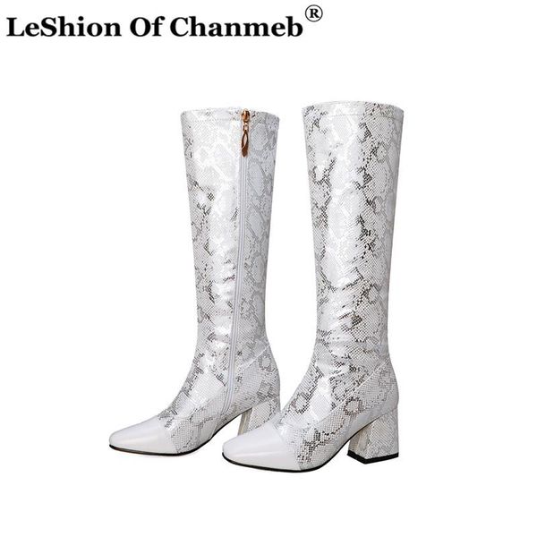 new snake printing knee high boots for ladies bigger size 48 thick heels zipper long boots women's winter shoes zapatos de mujer, Black
new snake printing knee high boots for ladies bigger size 48 thick heels zipper long boots women's winter shoes zapatos de mujer, Black