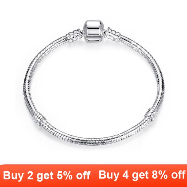 authentic 100% 925 sterling silver basic snake chain bracelet & bangles fashion jewelry weus902 1028, Black
authentic 100% 925 sterling silver basic snake chain bracelet & bangles fashion jewelry weus902 1028, Black