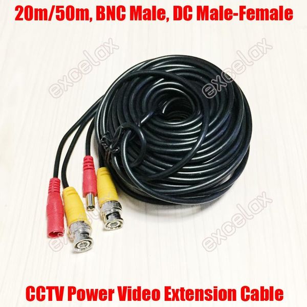 20m 50m power video extension cable w/ bnc male connector & 2.1mm dc power plug for cctv security camera by excelax
20m 50m power video extension cable w/ bnc male connector & 2.1mm dc power plug for cctv security camera by excelax