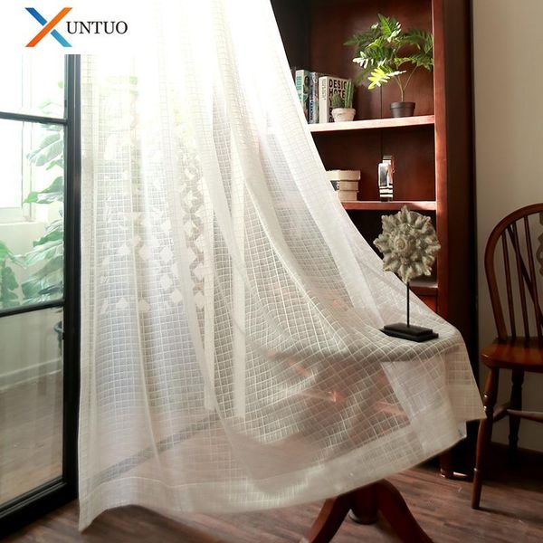 curtain & drapes white tulle window curtains for living room sheer screen modern lattice voile bedroom kitchen home textile
curtain & drapes white tulle window curtains for living room sheer screen modern lattice voile bedroom kitchen home textile