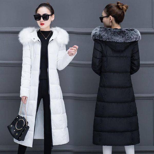 2020 winter women hooded coat ladies fur collar thicken warm long jacket female plus size 5xl outerwear parka, Black
2020 winter women hooded coat ladies fur collar thicken warm long jacket female plus size 5xl outerwear parka, Black
