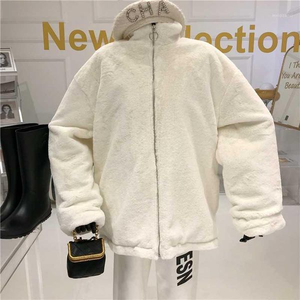 niche design plush stand collar cotton warm coat women's 2020 autumn and winter new lazy loose wild thick coat1, Black
niche design plush stand collar cotton warm coat women's 2020 autumn and winter new lazy loose wild thick coat1, Black