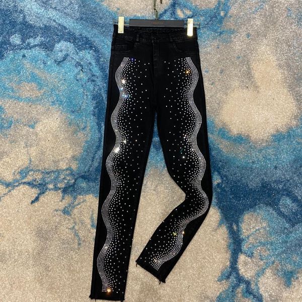 2020 осень новая волна алмазные блестящая тонкий черный denim карандаш брюки леггинсы для женщин, Black
2020 осень новая волна алмазные блестящая тонкий черный denim карандаш брюки леггинсы для женщин, Black