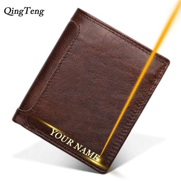 wallets engraved men's wallet genuine leather short clutch male purse card protection credit id holder customized1, Red;black
wallets engraved men's wallet genuine leather short clutch male purse card protection credit id holder customized1, Red;black
