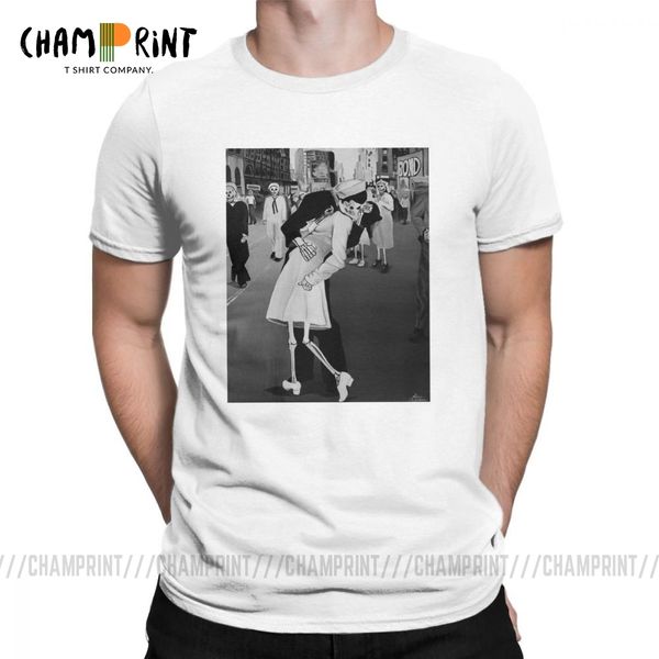 sport men t-shirt day of the dead kiss in times square v-j day novelty cotton tee shirt sugar skull t shirt halloween horrible clothes
sport men t-shirt day of the dead kiss in times square v-j day novelty cotton tee shirt sugar skull t shirt halloween horrible clothes