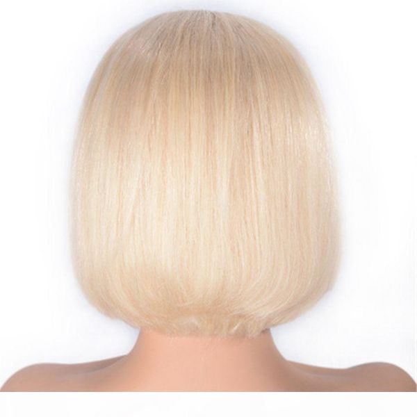 short brazilian blonde human hair bob lace front wig 613 straight full lace wig 130% density glueless, Black;brown
short brazilian blonde human hair bob lace front wig 613 straight full lace wig 130% density glueless, Black;brown