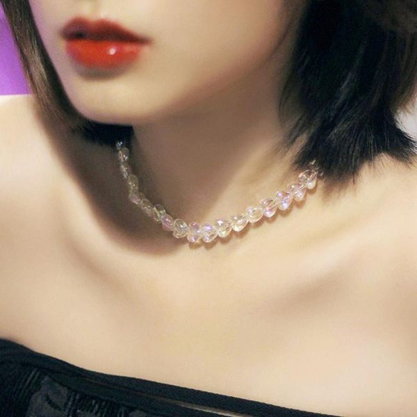 huanzhi 2020 new transparent cute heart short chain choker clavicle chain necklace for girls summer accessory jewelry, Golden;silver
huanzhi 2020 new transparent cute heart short chain choker clavicle chain necklace for girls summer accessory jewelry, Golden;silver