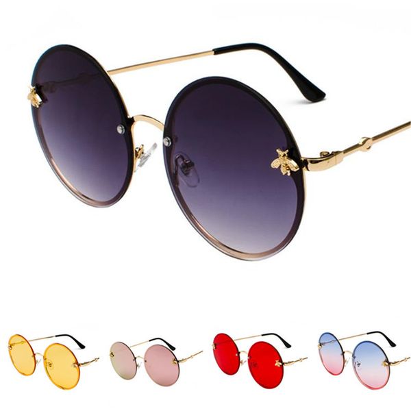 fashion women rimless sunglasses gradient color sun glasse bee design goggles anti-uv spectacles round lens eyeglasses ornamental a, White;black
fashion women rimless sunglasses gradient color sun glasse bee design goggles anti-uv spectacles round lens eyeglasses ornamental a, White;black