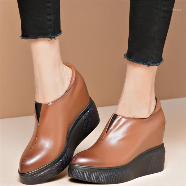 casual shoes women slip on genuine leather wedges high heel ankle boots female pointed toe platform pumps shoes fashion sneakers1, Black
casual shoes women slip on genuine leather wedges high heel ankle boots female pointed toe platform pumps shoes fashion sneakers1, Black