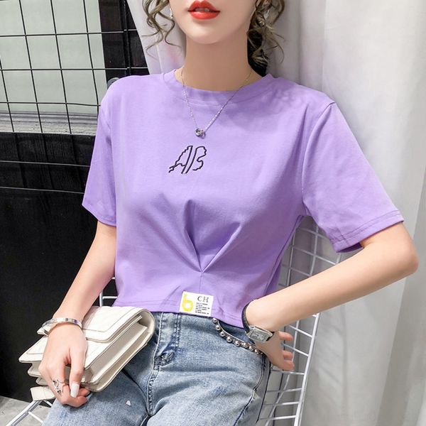vbrnf neck t-shirt women 2020 new versatile wyfcl korean fashion summer coat t-shirt round short pleated short sleeves women's, White
vbrnf neck t-shirt women 2020 new versatile wyfcl korean fashion summer coat t-shirt round short pleated short sleeves women's, White