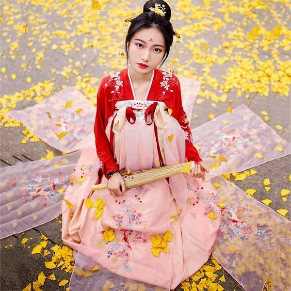 hanfu women's attire tang traditional folk dynasty dance manga performance clothes1, Black;red
hanfu women's attire tang traditional folk dynasty dance manga performance clothes1, Black;red