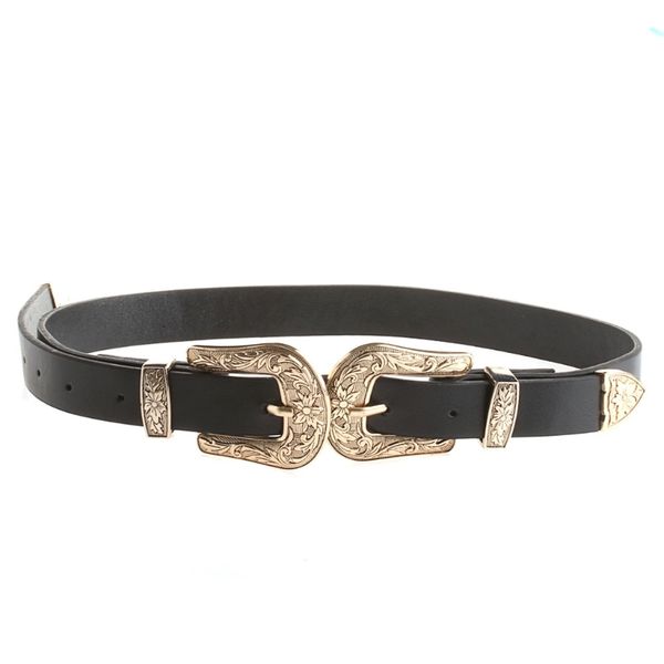 women lady fashion adjustable punk metalic waistband waist belt double buckle sale, Black;brown
women lady fashion adjustable punk metalic waistband waist belt double buckle sale, Black;brown