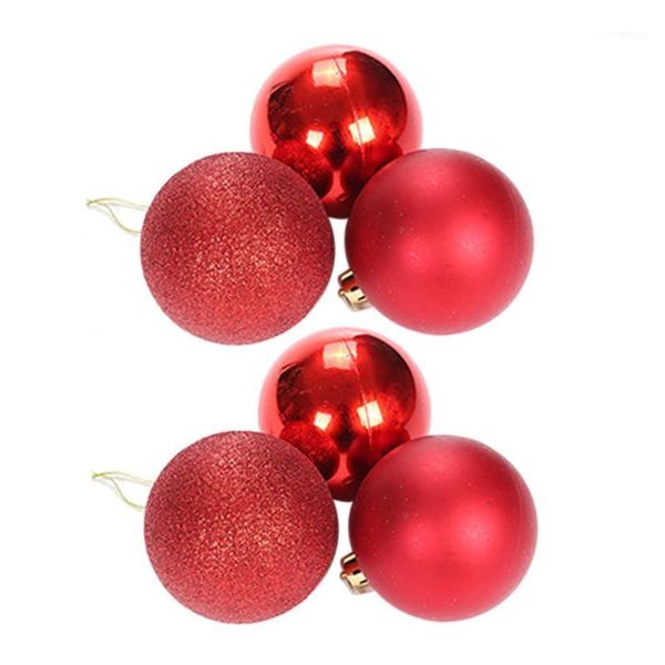 christmas decorations 6pcs 10cm ball shatterproof tree balls ornament for holiday xmas party decoration ornaments - red1
christmas decorations 6pcs 10cm ball shatterproof tree balls ornament for holiday xmas party decoration ornaments - red1