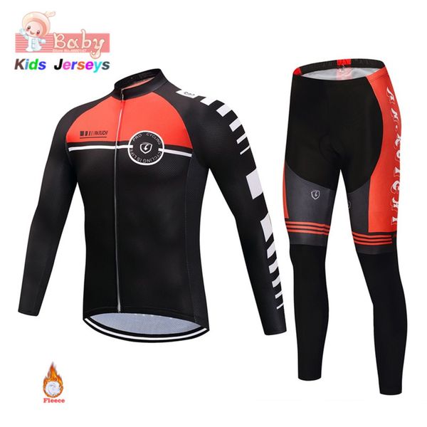 2020 kid cycling jersey winter long sleeve fleece cycling clothing ropa ciclismo children's triathlon boy keep warm bike uniform c0123, Gray
2020 kid cycling jersey winter long sleeve fleece cycling clothing ropa ciclismo children's triathlon boy keep warm bike uniform c0123, Gray