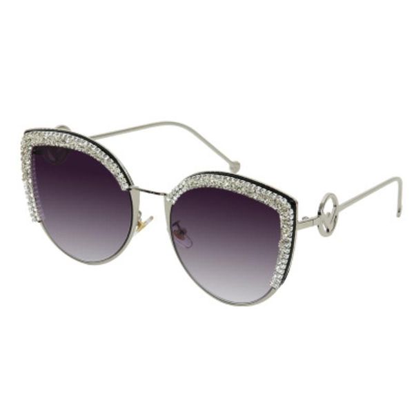 sunglasses retro rhinestone cat eye women 2021 half frame sun glasses round gradient lens shade mirror, White;black
sunglasses retro rhinestone cat eye women 2021 half frame sun glasses round gradient lens shade mirror, White;black