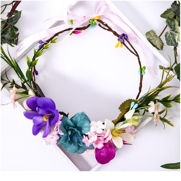 women flower crown festival wedding girl party headband hair accessories flower wreath bride bridesmaid headdress floral qylafc
women flower crown festival wedding girl party headband hair accessories flower wreath bride bridesmaid headdress floral qylafc