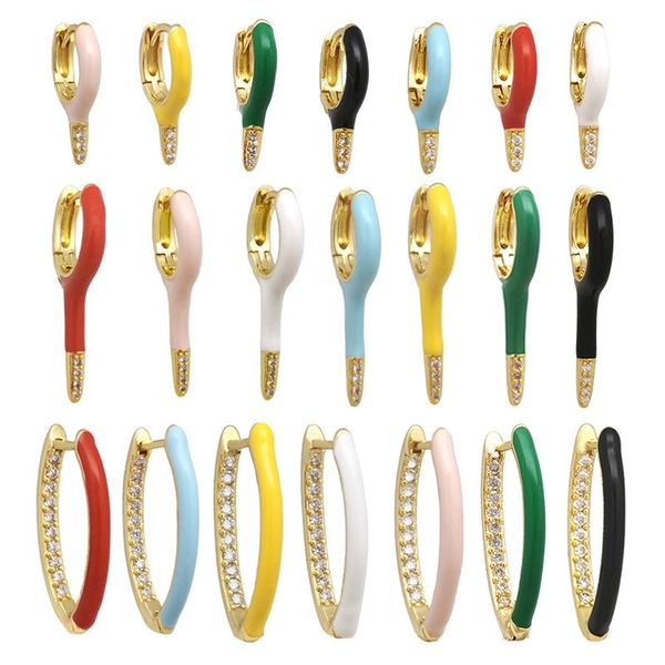 1 piece hoop earrings neon green yellow bright fluorescent jewelry geometric v shape rivet gold silver color earring 2020 summer, Golden;silver
1 piece hoop earrings neon green yellow bright fluorescent jewelry geometric v shape rivet gold silver color earring 2020 summer, Golden;silver