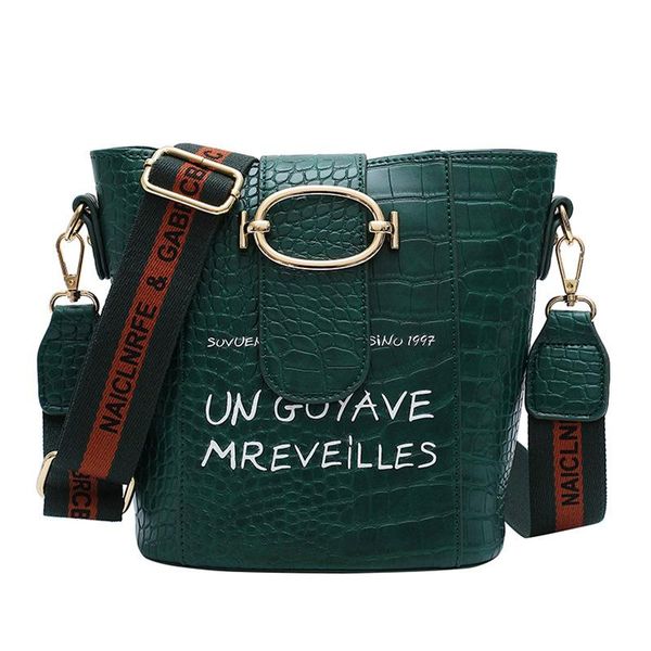 crocodile crossbody bag for women shoulder bag brand designer women bags luxury pu leather bucket handbag
crocodile crossbody bag for women shoulder bag brand designer women bags luxury pu leather bucket handbag