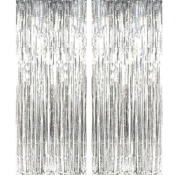 promotion 2 pack foil fringe metallic curtain, tinsel backdrop, shimmer foil rain curtain for birthday party p backdrop wed
promotion 2 pack foil fringe metallic curtain, tinsel backdrop, shimmer foil rain curtain for birthday party p backdrop wed