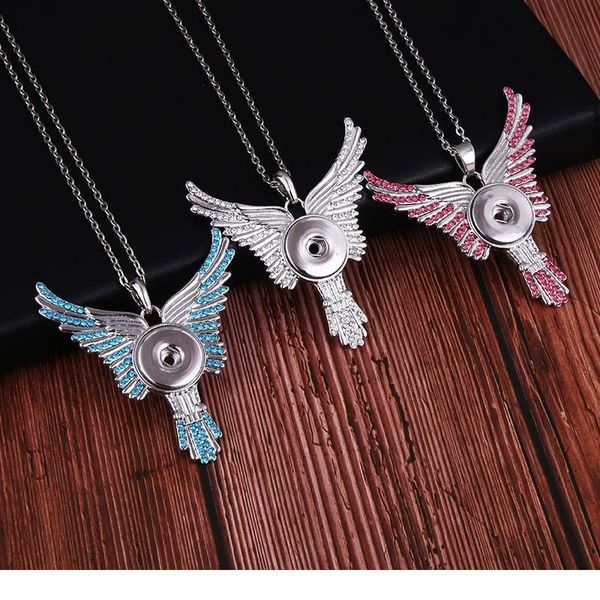 snaps jewelry crystal wing pendant necklace 18mm snap necklaces women charms snap button diy jewelry gift for wo bbyskj, Silver
snaps jewelry crystal wing pendant necklace 18mm snap necklaces women charms snap button diy jewelry gift for wo bbyskj, Silver