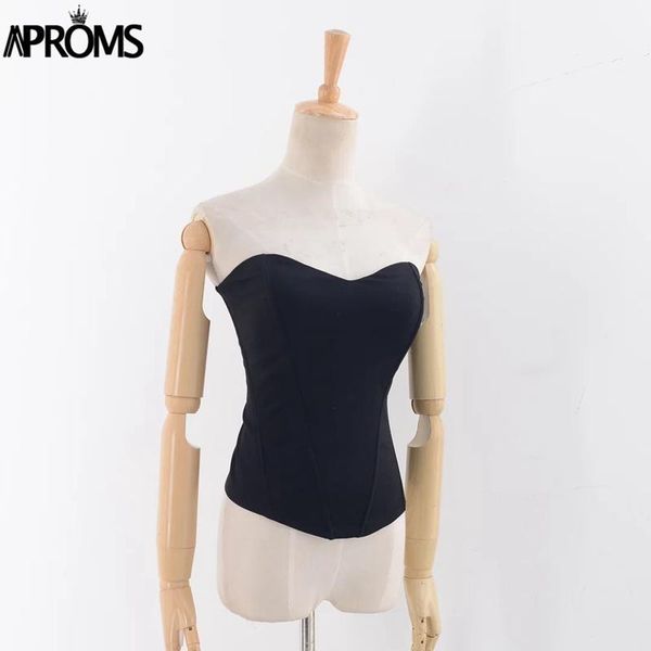 aproms black strapless slim fit tank elegant party off shoulder crop christmas cool girls streetwear back zipper basic1, White
aproms black strapless slim fit tank elegant party off shoulder crop christmas cool girls streetwear back zipper basic1, White