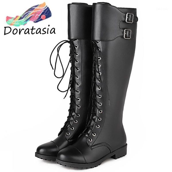 brand new chic big size 43 skidproof sole shoelaces knee high riding boot winter shoes boots women1, Black
brand new chic big size 43 skidproof sole shoelaces knee high riding boot winter shoes boots women1, Black