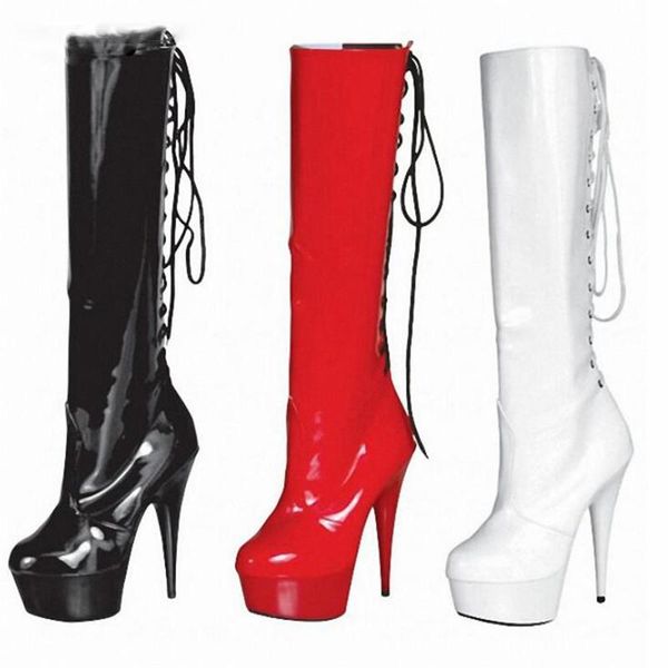 bbzai lace-up knees-high round toe lady boots shoes woman waterproof platform super thin high heels botas mujer, Black
bbzai lace-up knees-high round toe lady boots shoes woman waterproof platform super thin high heels botas mujer, Black