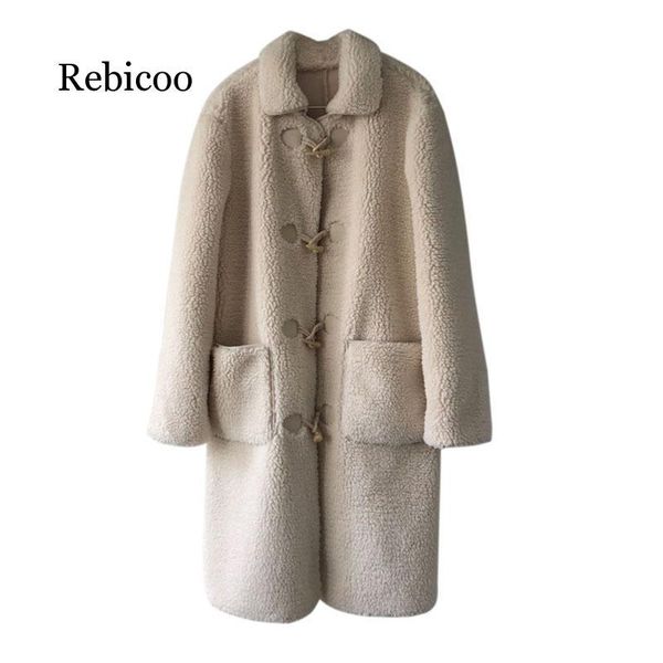women's trench coats milk-white lamb wool overcoat in winter with thicker lapel and long plush jacket windbreaker coat woman, Tan;black
women's trench coats milk-white lamb wool overcoat in winter with thicker lapel and long plush jacket windbreaker coat woman, Tan;black